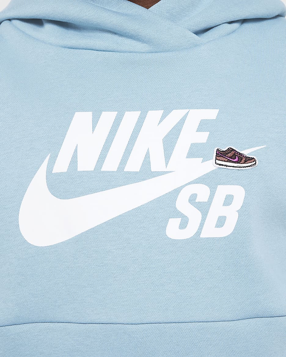 Nike SB Icon Fleece EasyOn Sudadera con capucha oversize Nina. Nike ES